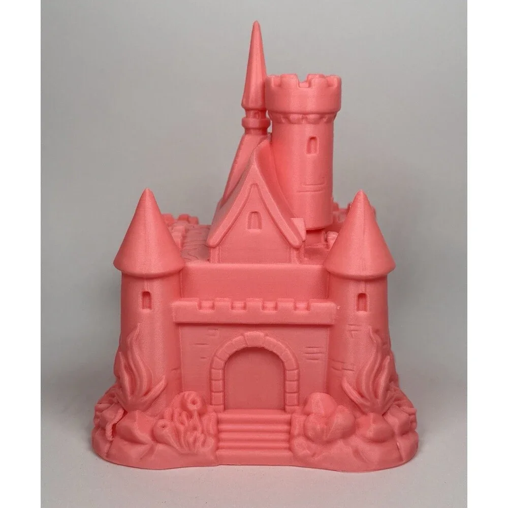 Sea Monkeys Pink Glow In The Dark Castle Toy